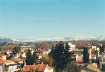 Apartment close to Nice - view over Mercantour