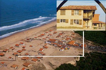 Bungalow in St Girons plage in the Landes in Aquitaine