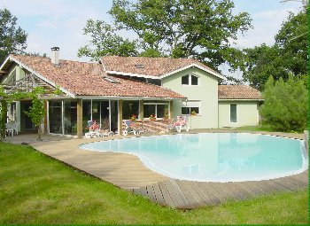 Villa avec piscine  Lon dans les Landes