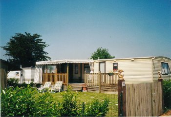 Mobilehome in Saint Gildas de Rhuys near Sarzeau and Vannes in Morbihan in Brittany