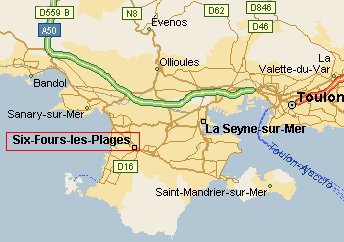 Six fours prs de Bandol dans les Alpes Maritimes en Provence