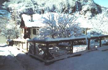 farm near Sixt in Haute Savoie in the Alps
