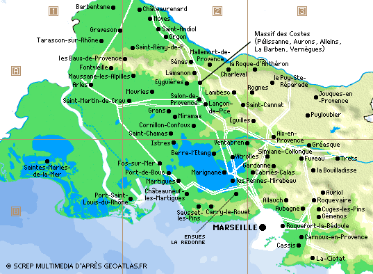 bouches du rhone villes