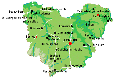 carte eure