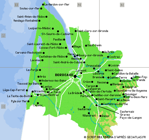 carte gironde