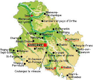 carte yonne