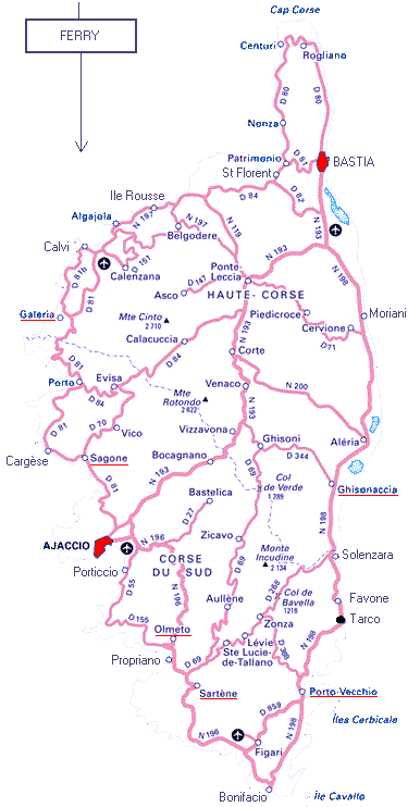 location corse