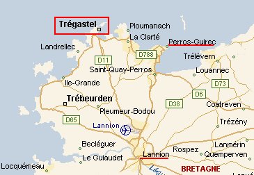 Trgastel dans les Ctes d'Armor en Bretagne